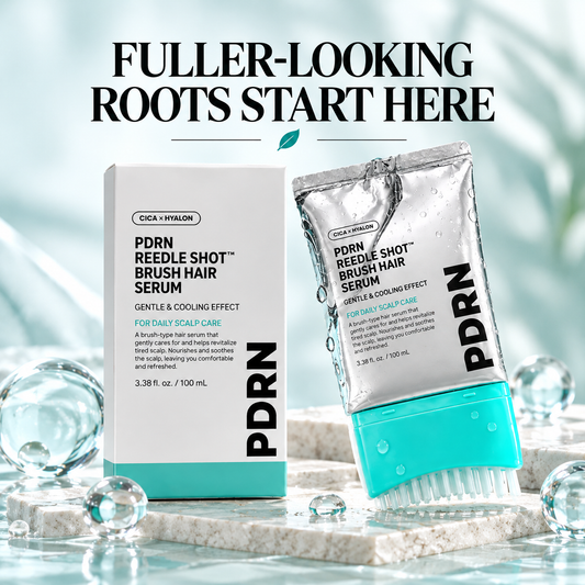 PDRN Brush Hair Serum for Fuller-Looking Roots